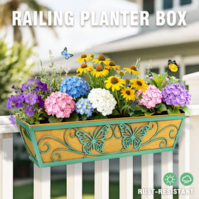 Karlliu horse trough hanging basket with bracket offers flexible mounting options