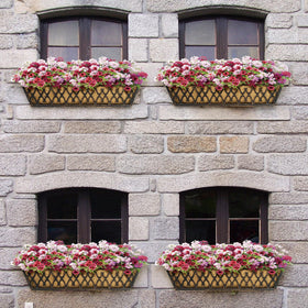 Karlliu rectangular design with durable drainage system to prevent soil leaks