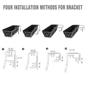 Karlliu rust-resistant carbon steel frame for durable outdoor use.