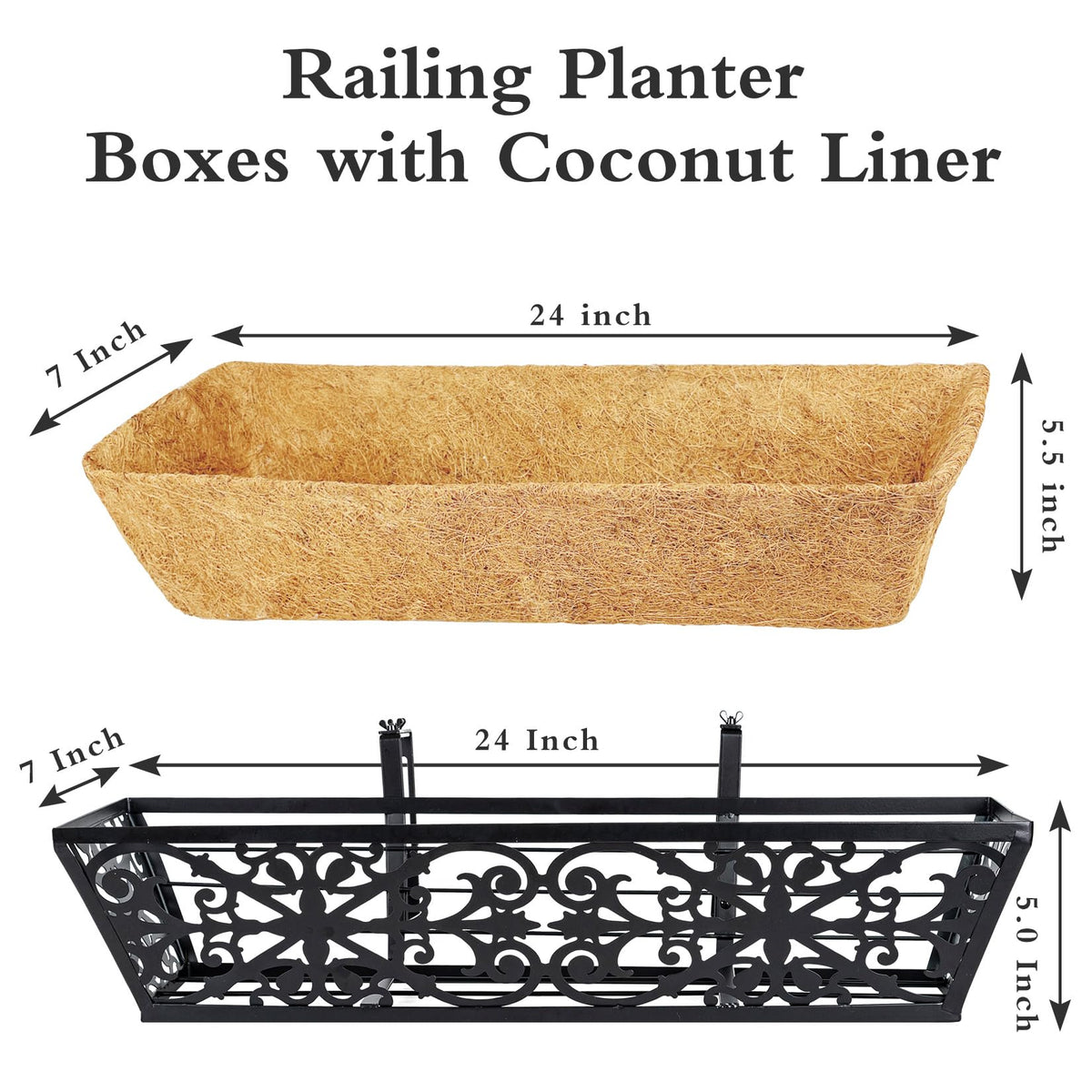 Karlliu rust resistant powder coating protecting planters outdoors