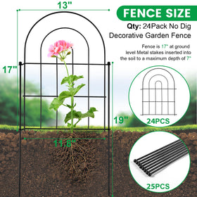 Karlliu rustproof metal no-dig fence panel suitable for year-round use