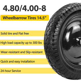 Kartio puncture free wheel reduces downtime during yard work