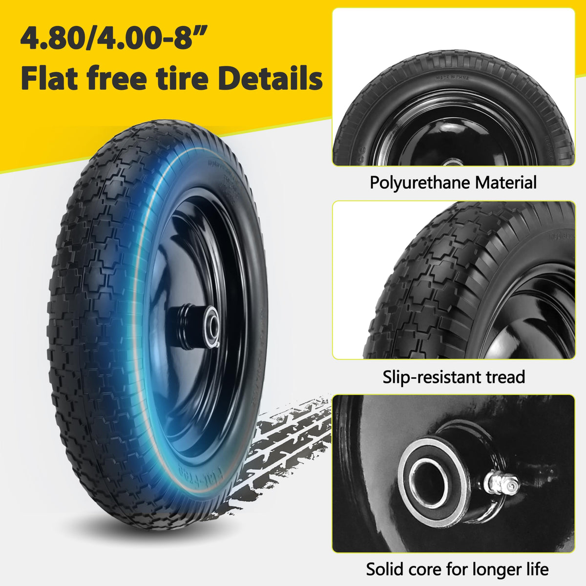 Kartio wide compatibility showing 13 to 16 inch wheel range for carts