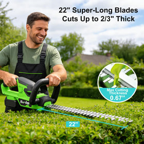 Kartop trimmer featuring overload protection for safe operation.