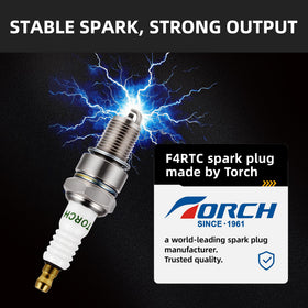 Karvayna F4RTC spark plug in Kawasaki FR691V demonstrates compatibility with BPR4ES.