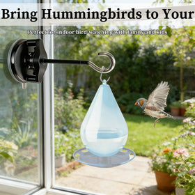0.25 inch rust resistant metal hook adds strength for outdoor use.