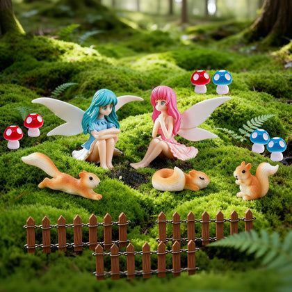 KASHUNUO outdoor resin squirrel figurine for weather resistance