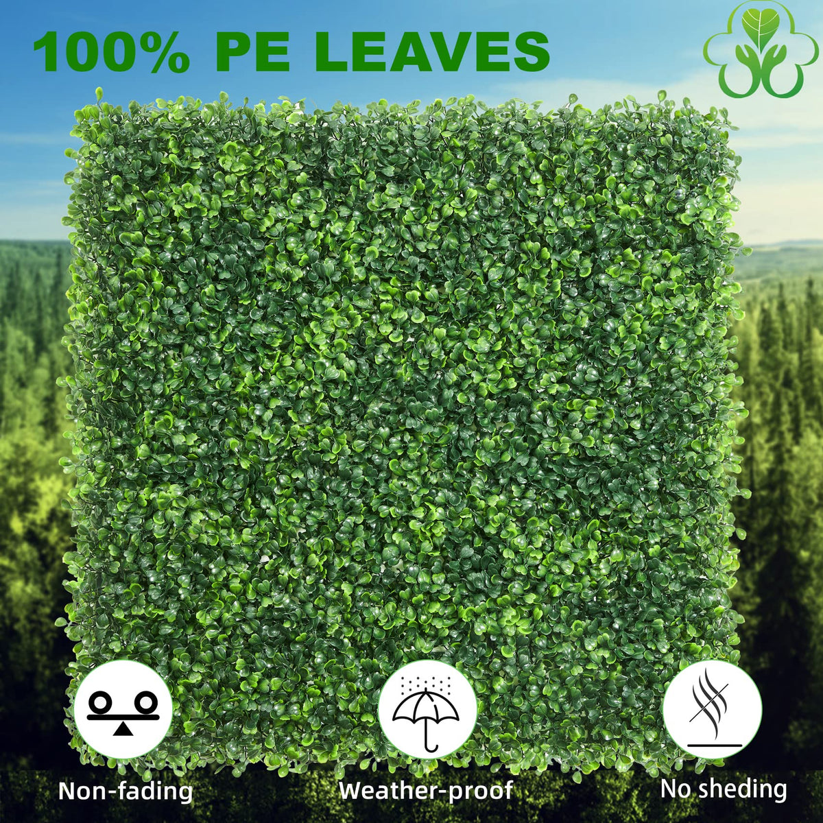 KASZOO outdoor greenery kit with bonus leaves included