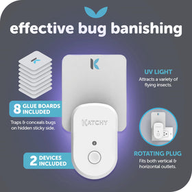 KATCHY removable glue board for easy, mess-free cleaning after use.