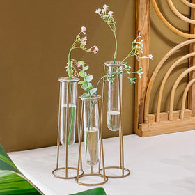 Kate Aspen window-sill decor with propagation tubes for easy plant rooting.