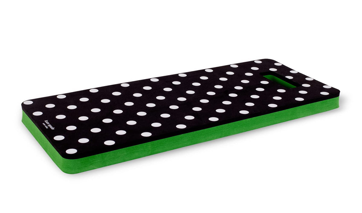 Kate Spade New York garden kneeler cutout handle for easy transport