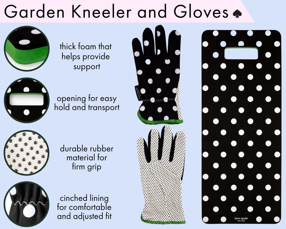 Kate Spade New York garden set flatlay featuring coordinated kit