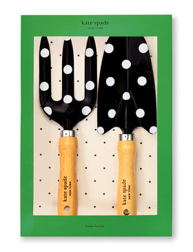 Kate Spade New York two-piece garden set supports planting and transferring.