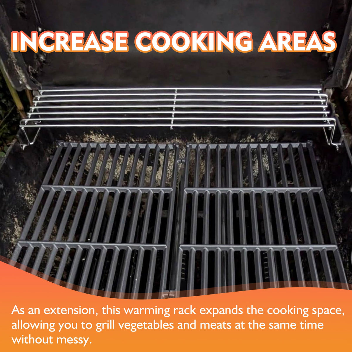 KATEEDY expands cooking space for vegetables and meats simultaneously