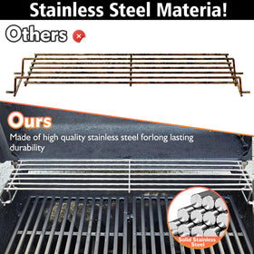 KATEEDY assembly in use, easy drop onto grill setup.