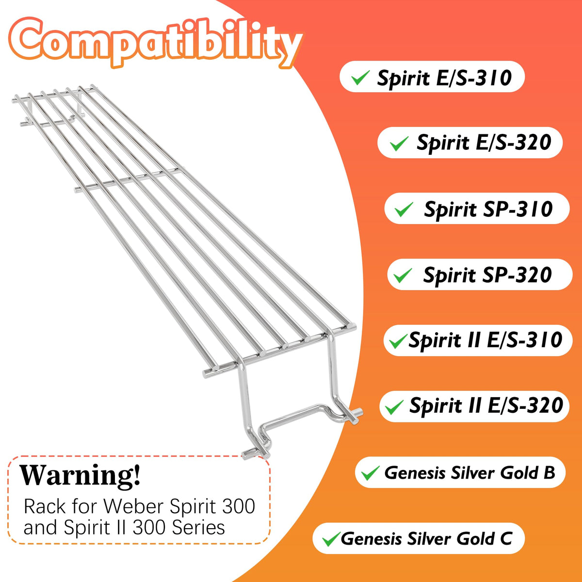 KATEEDY 304 stainless steel material highlights durability and heat resistance.