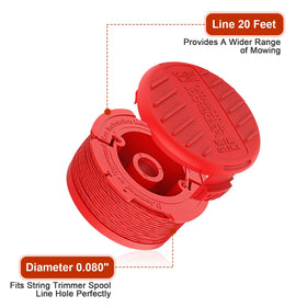 Katifee CMZST080 nylon line delivers durability for tough trimming tasks.