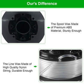 Katifee RS-136 aerodynamic spool design reduces drag during trimming