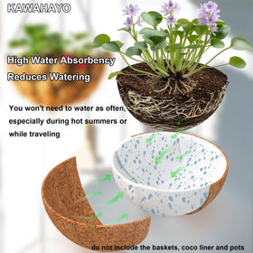 KAWAHAYO water-storing liner shows hemisphere fold setup