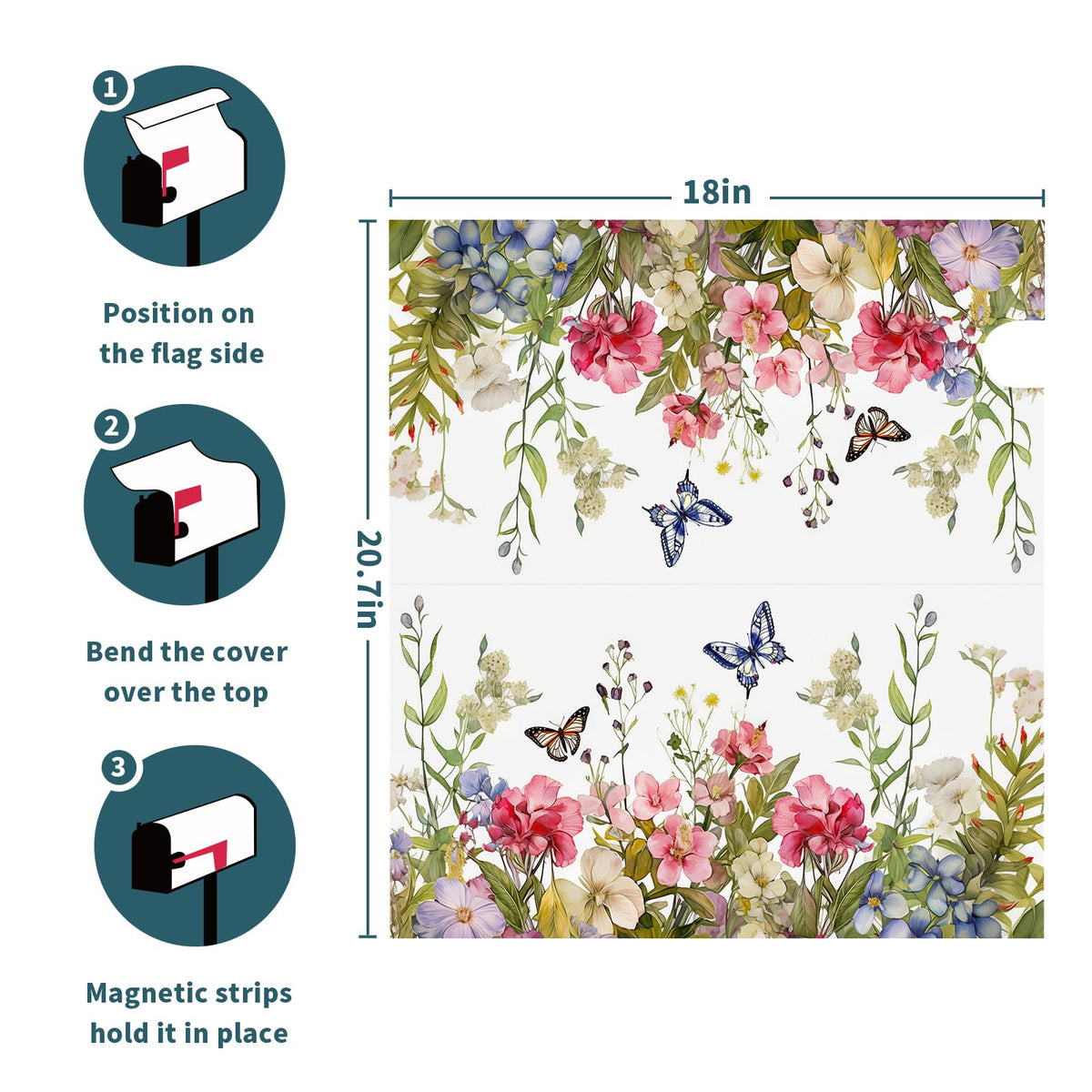 Kawani durable polyester mailbox cover for long lasting use