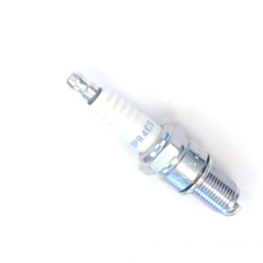 Kawasaki BPR4ES spark plug main view, OEM quality for lawn equipment.