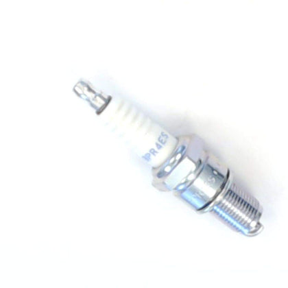 Kawasaki BPR4ES spark plug main view, OEM quality for lawn equipment.