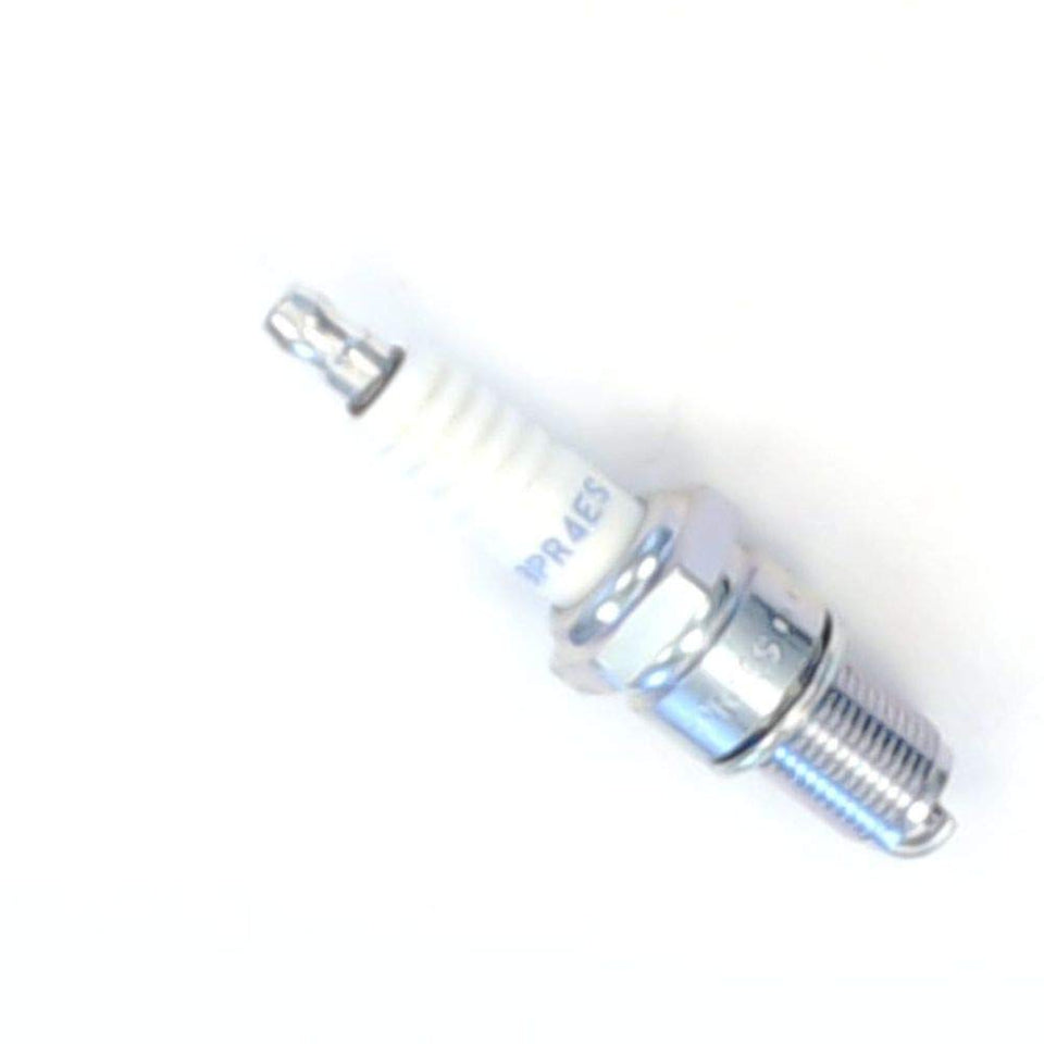 Kawasaki BPR4ES spark plug main view, OEM quality for lawn equipment.