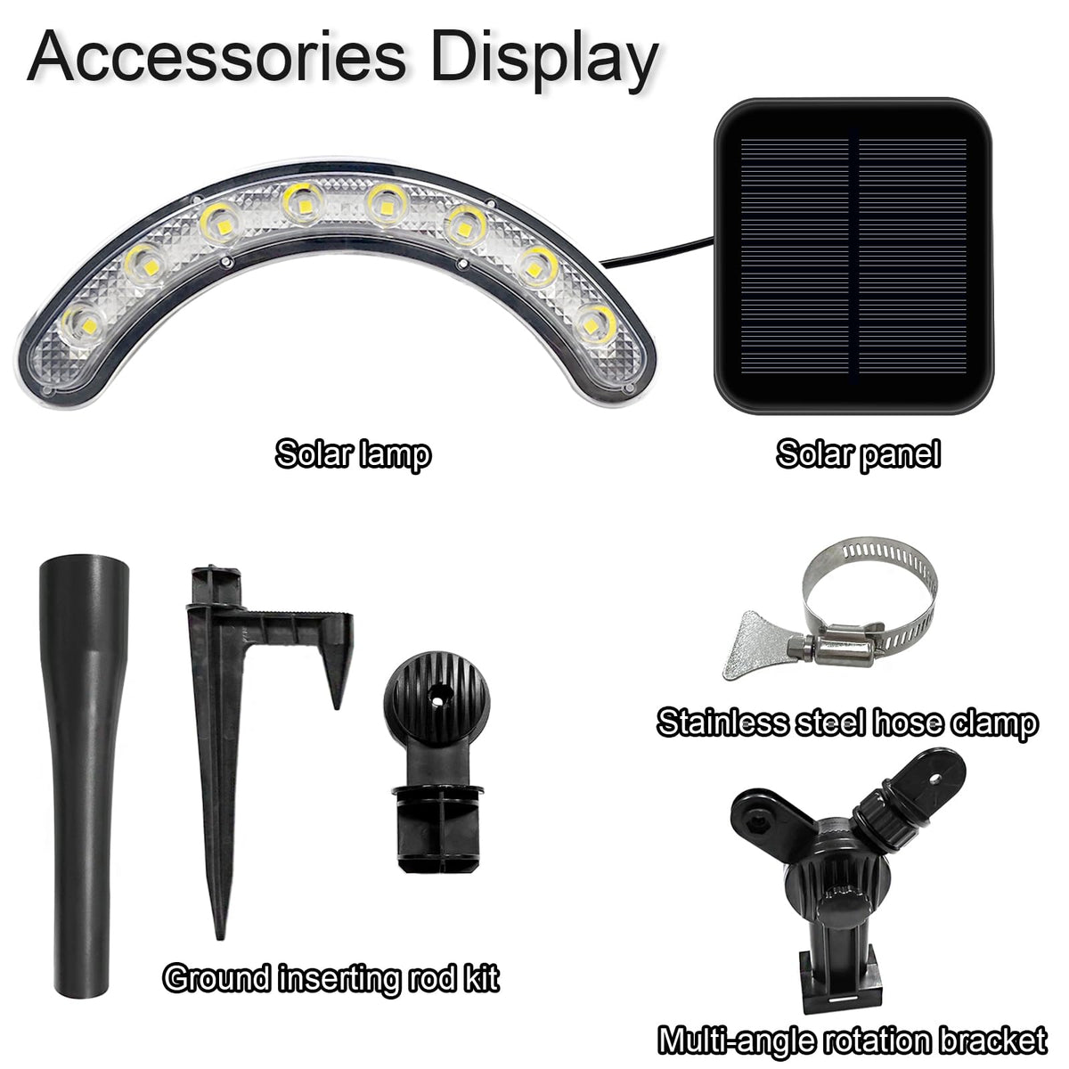 Kayiune 2-in-1 light for flag and landscape applications.