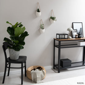 Kazai Ellie 3-piece set forming a striking wall display.