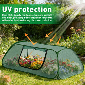 KBOROVER protection against birds, animals, and insects while letting sunlight through.