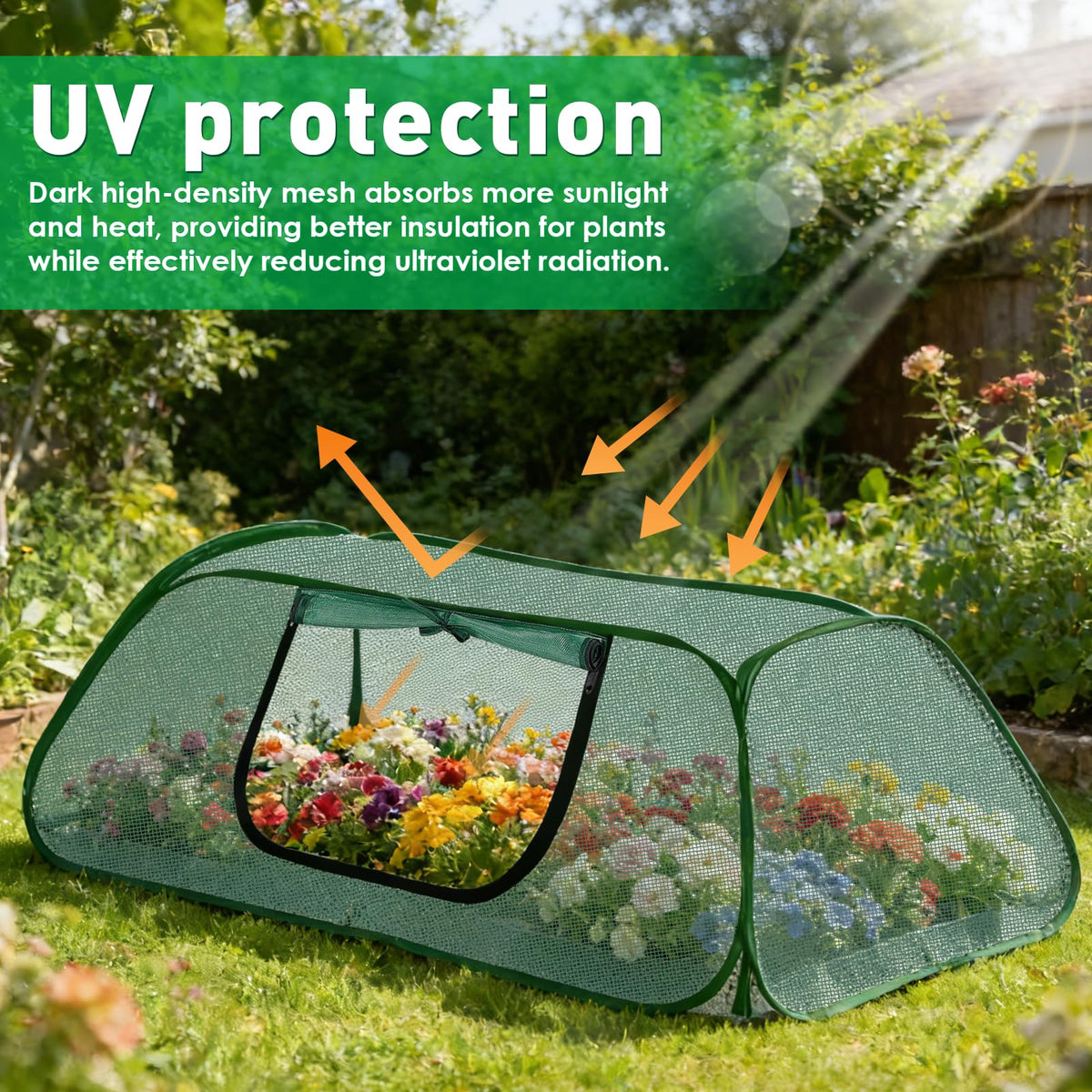 KBOROVER raised bed protector suitable for gardens and courtyards