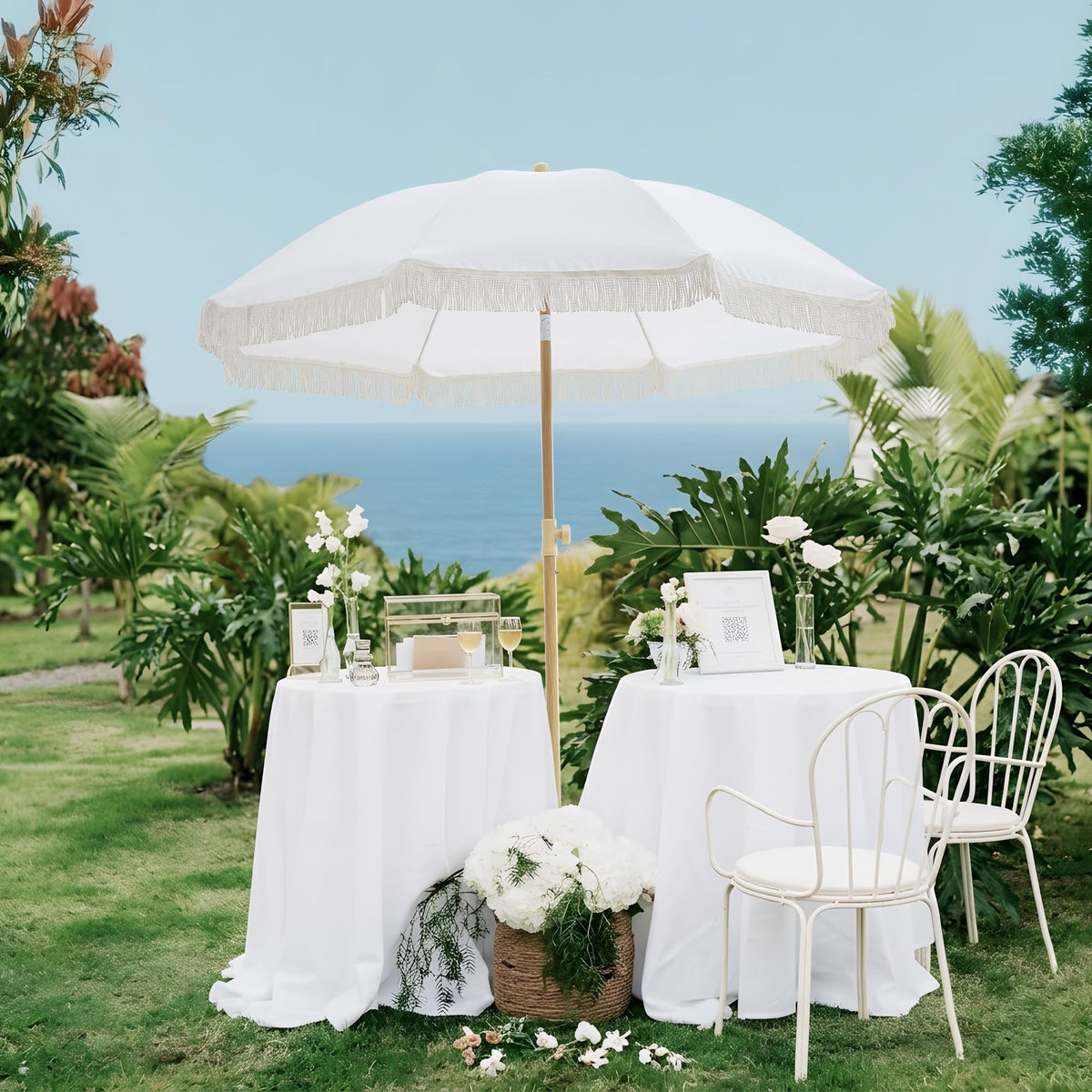 Kbrellaoutlets umbrella enhances outdoor spaces with elegant shade