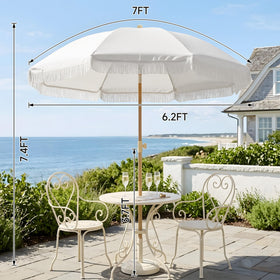 Kbrellaoutlets tassels add boho charm to outdoor spaces