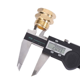 Kbrotech brass garden hose adapter with washer system ensures watertight seal during outdoor use