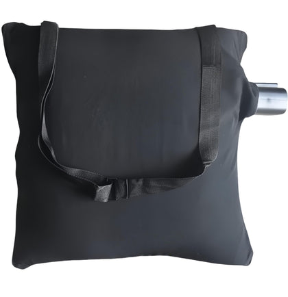 KBZ leaf blower bag front view, durable cotton blend for debris collection.