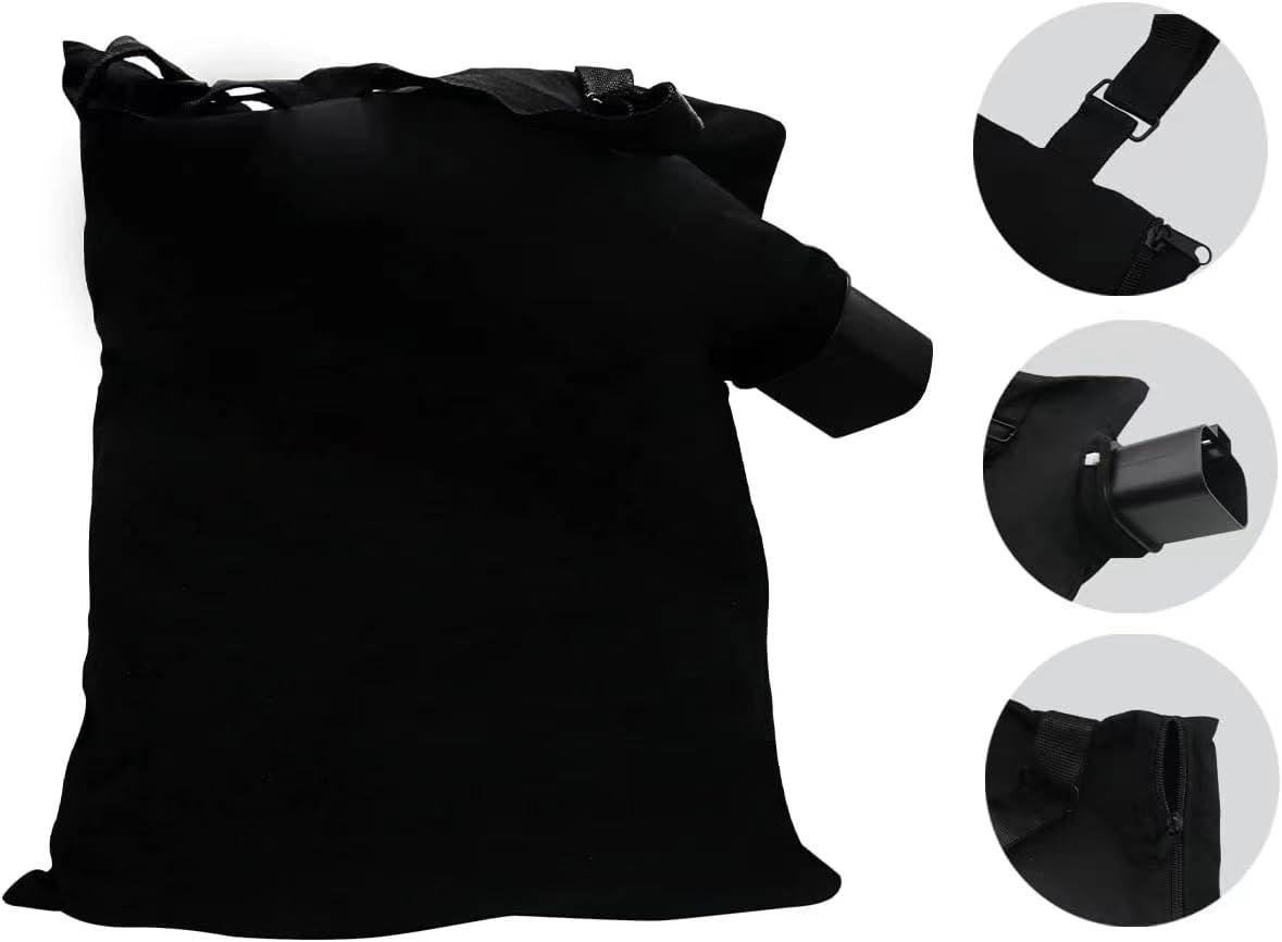 KBZ leaf bag stitching close-up with reinforced seams for long-lasting use.