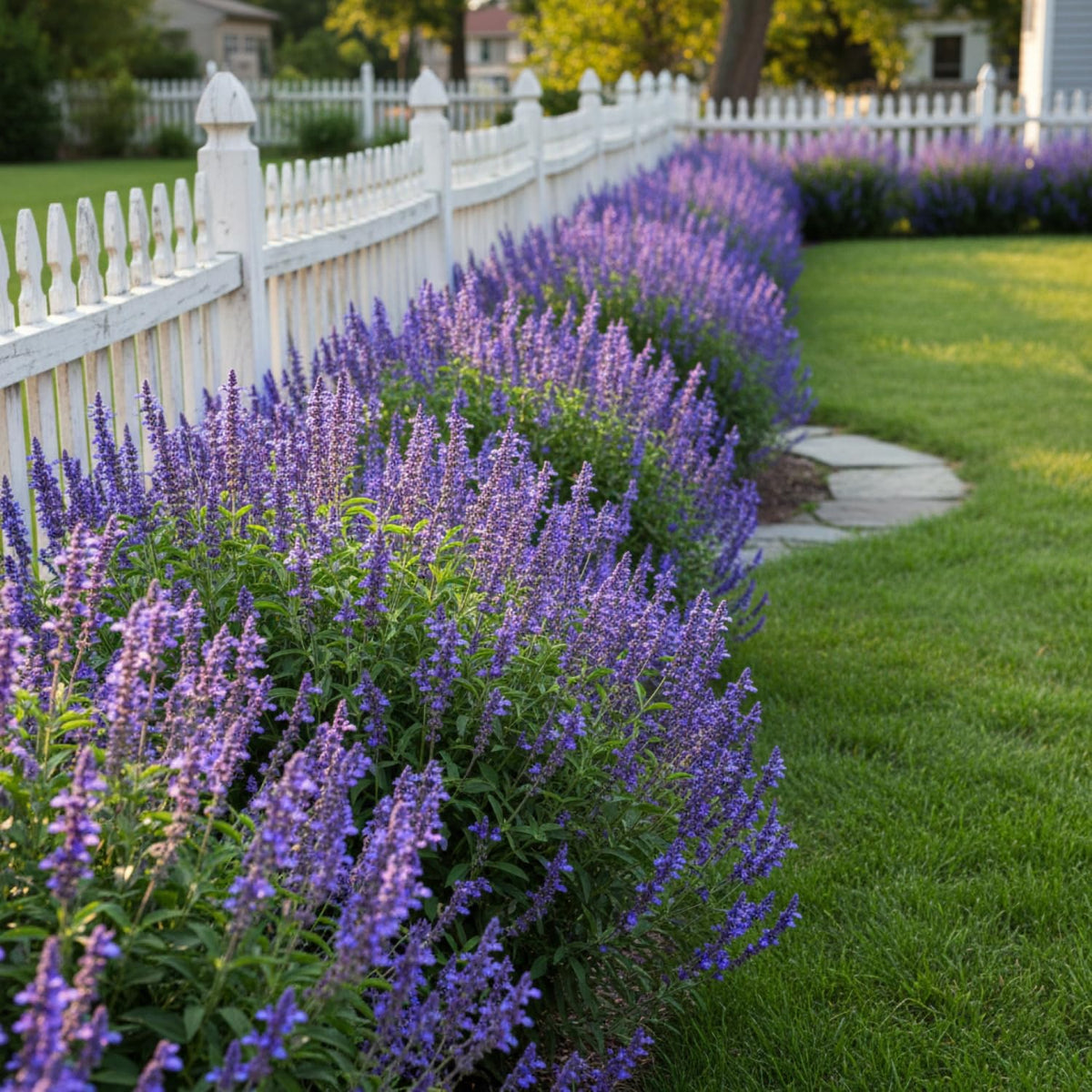 KCT GARDEN Blue Sage silver-green foliage for Mediterranean-inspired landscapes.