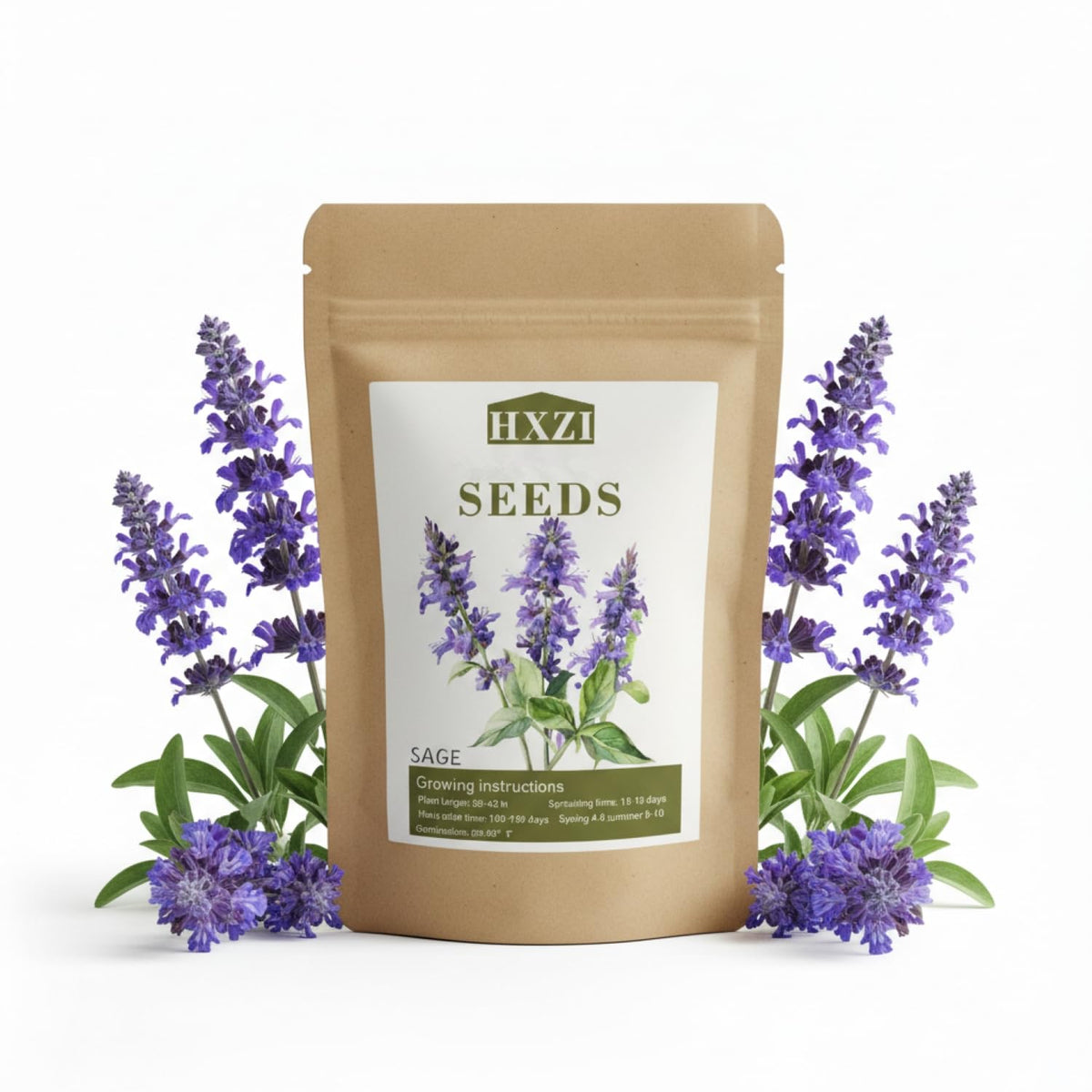 KCT GARDEN Blue Sage seeds pack ready for pollinator-friendly beds.