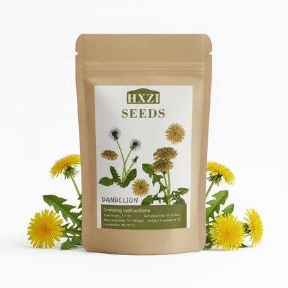 KCT GARDEN dandelion seeds bulk pack ready for planting.