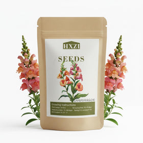 KCT GARDEN Snapdragon seeds bulk pack showing 3000 seeds for abundant blooms.