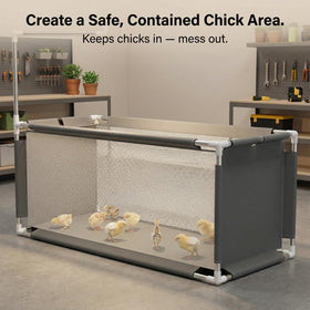 Kculehtlla chicken brooder box waterproof Oxford fabric prevents leaks