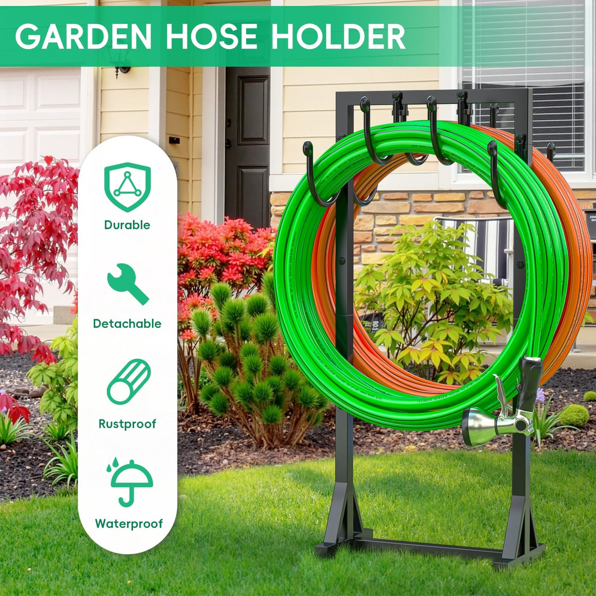 Kcysta sturdy metal construction designed for outdoor durability