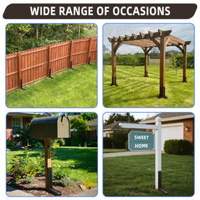 KD STONEDGE easy installation without removing posts saves time