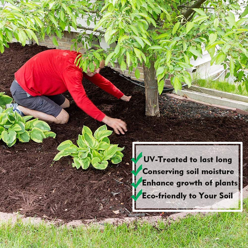 Kdgarden easy-install weed barrier simplifies bed setup for any gardener