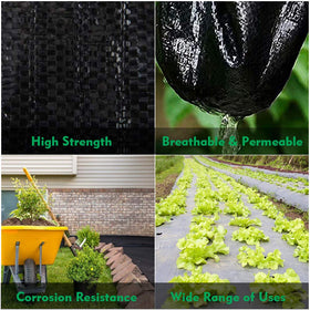 Kdgarden heavy-duty landscape fabric for long-lasting weed control
