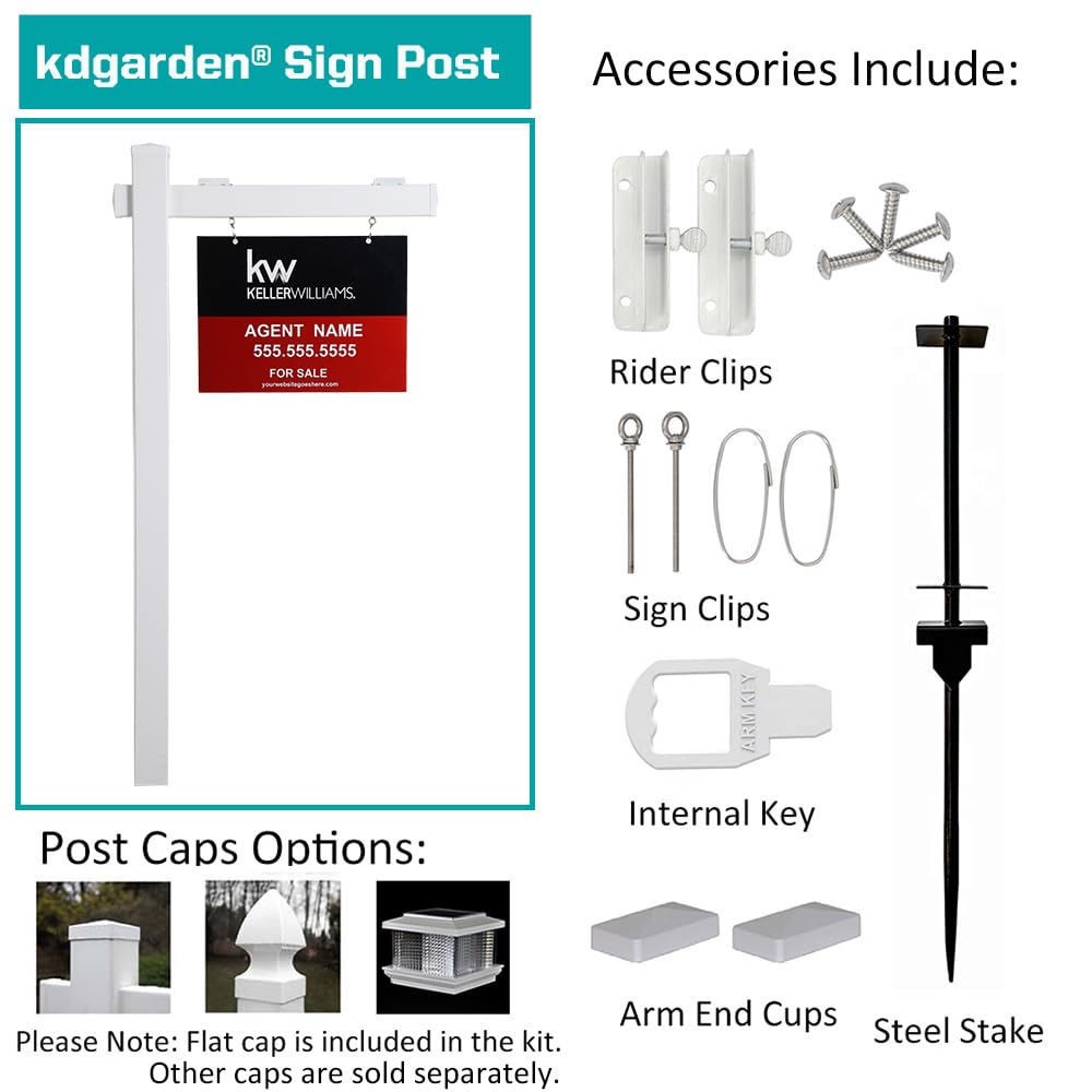 Kdgarden open-house sign placement shows easy display in yards.