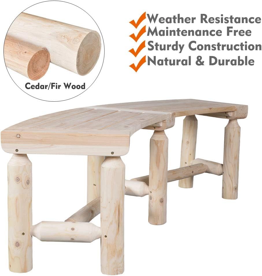 Kdgarden pair of benches ready to place on decks or patios