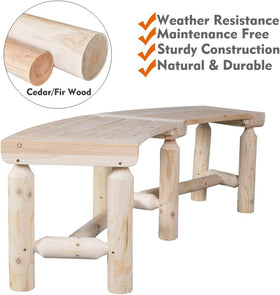 Kdgarden pair of benches ready to place on decks or patios