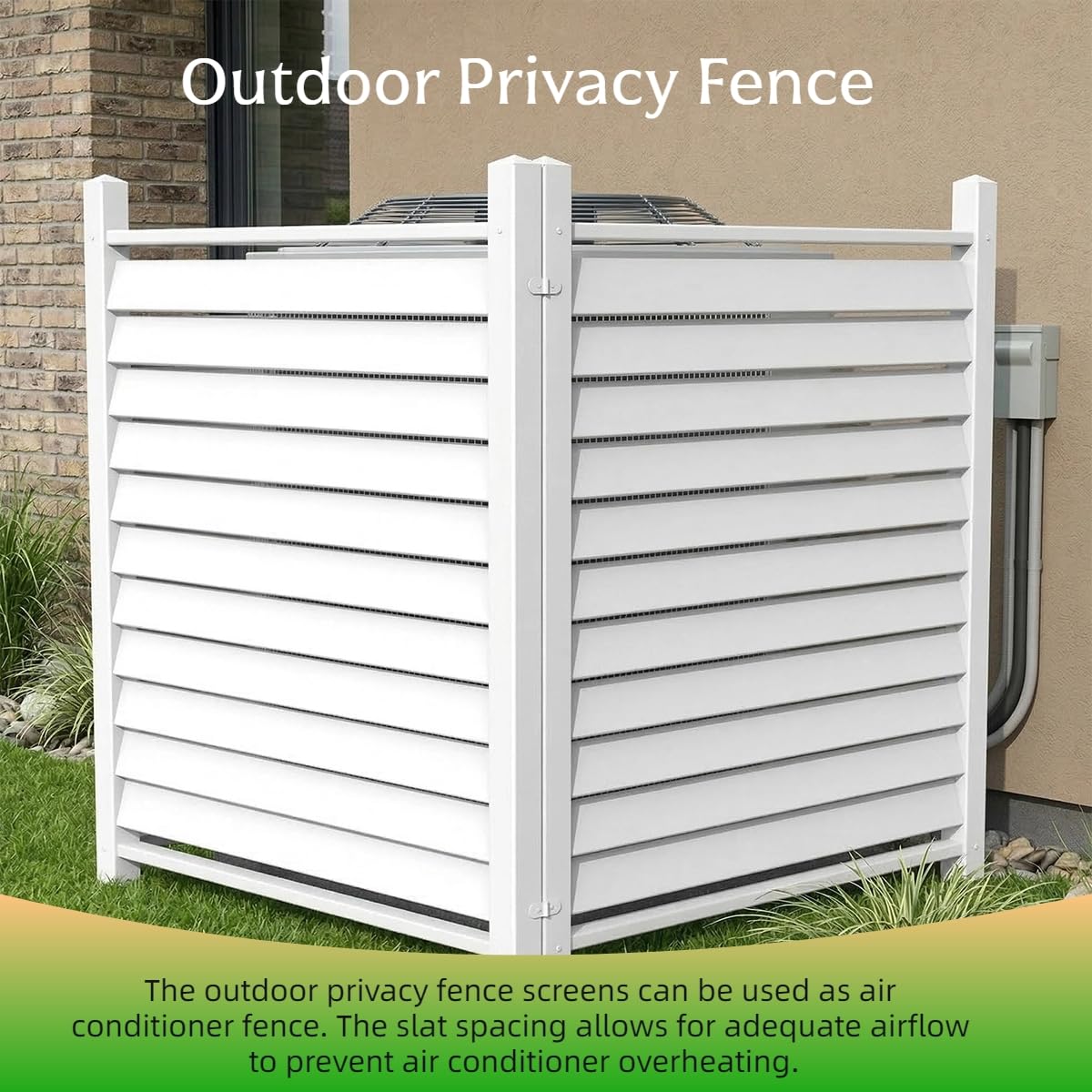 Kdgarden trash can enclosure hides bins neatly in the garden.