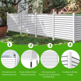 Kdgarden vinyl privacy fence slat resists fading for year-round outdoor use.